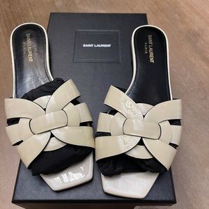 Saint Laurent Tribute Nu Pieds 05 leather sandals